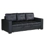 Sectional Sofa Polyesterll out Bed Living Room Couch Black Polyester Tufted Convertible Sofa - 4 of 4