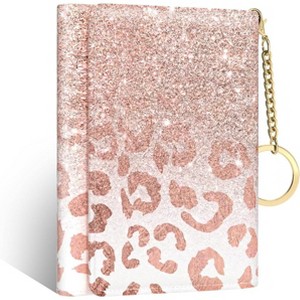 FATMOON Womens Wallet，Small Credit Card Wallet For Women Slim RFID Card Holder Purse With 7 Slots ID Window,Pink - 1 of 4