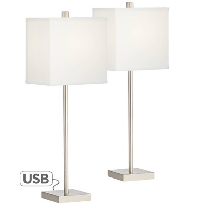 set of two bedside lamps