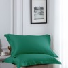 2 Pack 500 Thread Count Cotton Pillow Shams, Super Soft and Breathable Oxford Pillowcases - NTBAY - 4 of 4