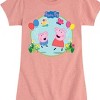 Girls' - Peppa Pig - George Flowers and Balloons Fitted Short Sleeve Graphic T-Shirt - 2 of 4