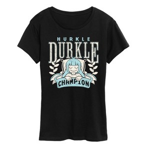 Women's - Instant Message - Hurkle Durkle Champion Short Sleeve Graphic T-Shirt - 1 of 4