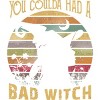 Women's Design By Humans Halloween Funny You Coulda Had Bad Witch By Ering Racerback Tank Top - 2 of 3