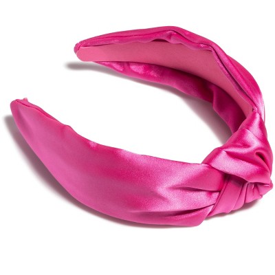 Shiraleah Satin Knotted Headband, Pink