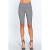 Slickblue Women's Jacquard Bengaline Bermuda Pants, Waist Band Detail, Textured Fabric, Black/White, Size S-L - 2 of 4