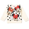 Disney Minnie Mouse Girls Fleece Sweatshirt and Pants Outfit Set Toddler - 3 of 4