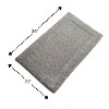 Knightsbridge Naples 220 GSF Non Skid Back Bath Rug 21" x 34" - 2 of 4
