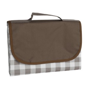 Unique Bargains Picnic Blanket Waterproof Washable Lightweight with Handle for Hiking Travel Camping Parks - 1 of 4