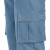 Collections Etc Mens Double Cargo Pocket Pull-on Jeans - 2 of 4