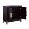 Treasure Trove Accents 2 Door Cabinet Medici Black/Gold: Modern Style, Champagne Handle, Divided Storage - 3 of 4