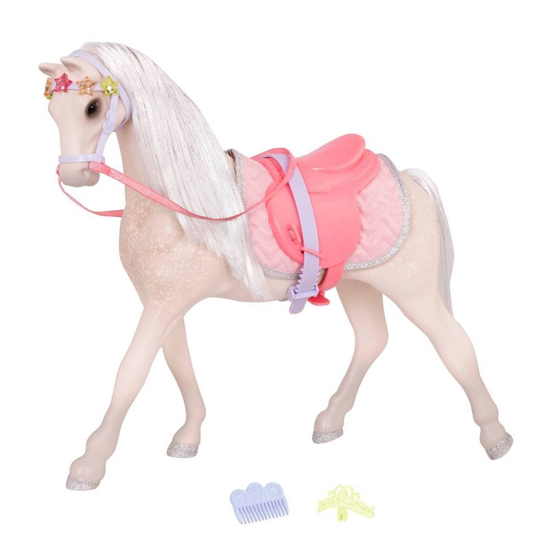 Glitter Girls Starlight 14&#34; Horse with Tiara Accessory Set for 14&#34; Dolls, 1 of 7