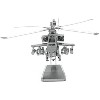 Model Kit Boeing AH-64 Apache Attack Helicopter (Moderate Difficulty) Steel Model by Metal Earth - 2 of 4