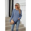 Coolmee Women's Hoodies Pullover Sweaters Long Sleeve Shirts Sweatshirts Loose Casual Tops - 2 of 4