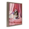 Stupell Industries Bunny with Breakfast In Bed, 18" x 18" - 3 of 4