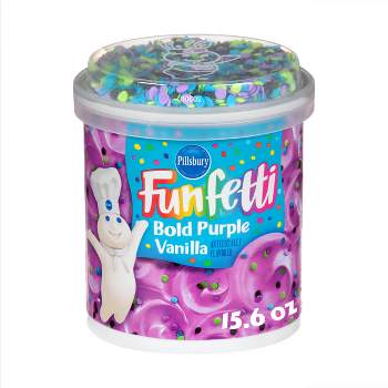 Pillsbury Bold Purple Vanilla Funfetti Frosting - 15.6oz