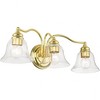 Livex Lighting Moreland 3 - Light Vanity in  Polished Brass - 3 of 4