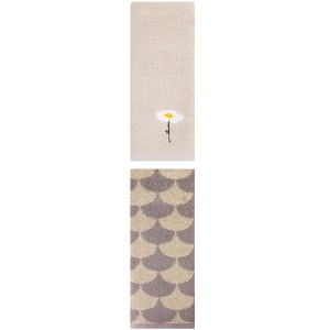 REGALWOVEN 2 Pack Soft Absorbent Cotton Hand Towel for Bathroom Home Decor - 1 of 4