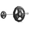 Philosophy Gym Set of 2 Rubber Coated Olympic Grip Weight Plates - 2-in Olympic Plates Black - 4 of 4