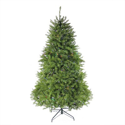 Northlight 7.5' Prelit Artificial Christmas Tree Full Northern Pine - Multicolor LED Lights