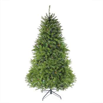 Northlight 12' Pre-lit Full Northern Pine Artificial Christmas Tree, Multi-Color LED Lights