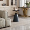 HDZNVF Minimalist Round Side Table for Small Space - 2 of 4