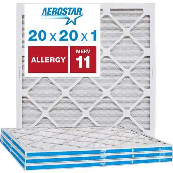 Aerostar AC Furnace Air Filter - Allergy - MERV 11 - Box of 4