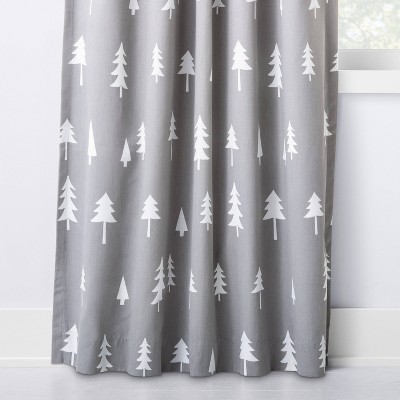 Blackout Curtain Panel Trees  - Cloud Island™ Gray