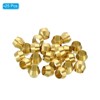 Unique Bargains Brass Air Water Gas Pipe Compression Fitting Sleeves Ferrules Gold 25 Pcs - 3 of 4