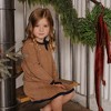 Hope & Henry Girls' Organic Long Sleeve Bow Detail Intarsia Sweater Dress, Kids - 2 of 4
