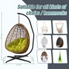 Sorbus Hanging Swing Chair Stand Frame- for Indoor & Outdoor Relaxation, Holds Up to 330 lbs, No Trees or Drilling Needed - 3 of 4