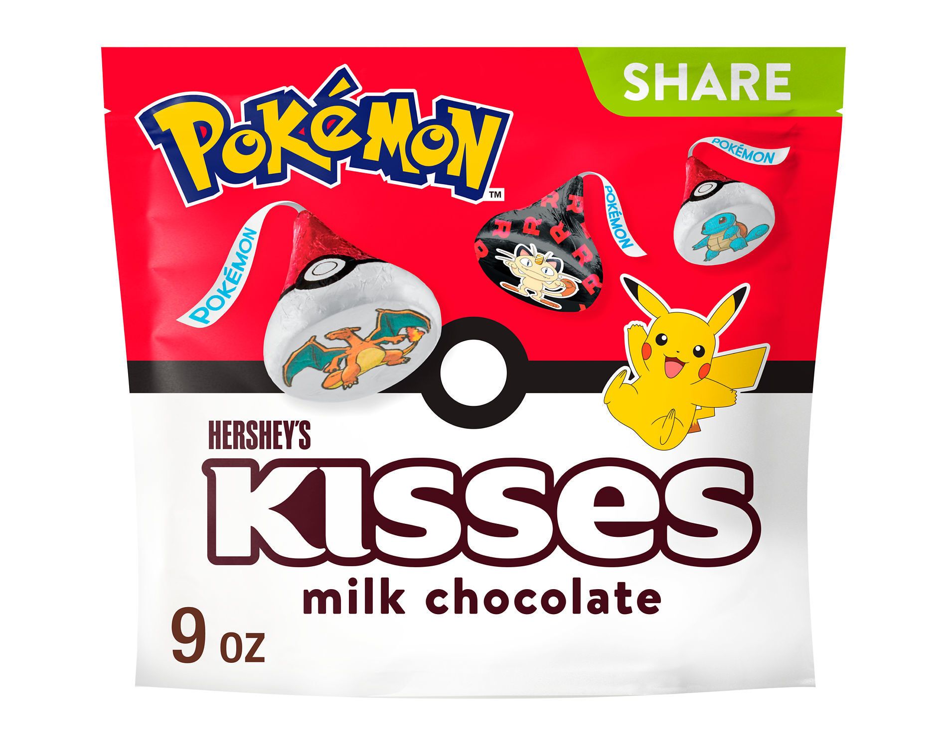 Hershey’s Kisses Pokémon Share Size Bag - 9oz