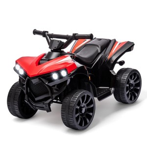 Kids Electric ATV, 6V Battery Powered 4 Wheeler, 1.8 MPH Safe Speed, Music, Easy Controls, Durable Outdoor Ride On Toy - 1 of 4