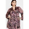 Women's Plus Size Zelda Dress - plum | CITY CHIC - 2 of 4