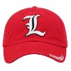 NCAA Louisville Cardinals Captain Unstructured Washed Cotton Hat: Adjustable Solid Design - 3 of 4