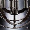 Urban Ambiance Luxury Luxe Industrial Chandelier,  18-3/8"H x 16"W,  Olde Bronze Finish, UHP2324 - 4 of 4