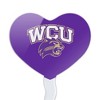 Western Carolina Primary Logo Heart Love Cupcake Picks Toppers Decoration Set of 6 - image 2 of 4