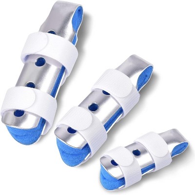Finger Splint, 3PCS Finger Support Brace Finger Stabilizer for Broken Fingers Straightening Arthritis