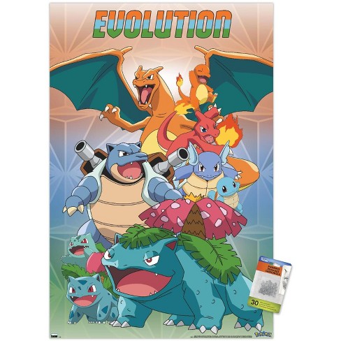 Kit Trio 3 Poster Decorativo A3 Brilhante Pokémon Iniciais em Promoção na  Americanas