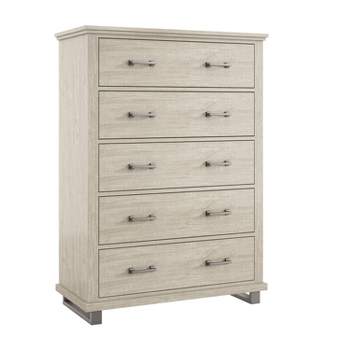 38'' Chest with 5 Drawers Beige - Accent Furniture