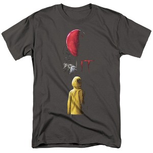 It 2017 Red Balloon Adult T-Shirt - 1 of 4