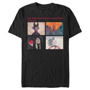 Men's Disney Villains Valentine's Day Meme EVIL T-Shirt - 1 of 4