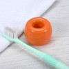 Unique Bargains Bathroom Round Mini Ceramic Toothbrush Holder 1.65"x1.18" - 2 of 4