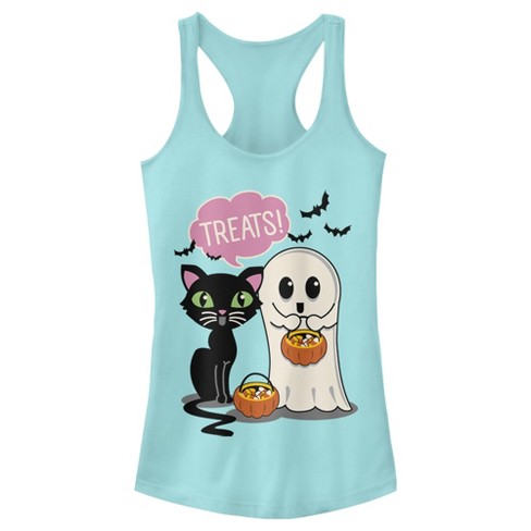 Juniors Womens Lost Gods Halloween Treat Friends Racerback Tank Top - image 1 of 4