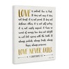 Stupell Industries Love Is Patient Psalm Canvas Art - 2 of 4