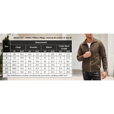 COOFANDY Men's Casual Corduroy Jacket Lightweight Zip Up Vintage Jacket Collared Bomber Jacket Light Brown S — фото 4