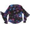 bar III Womens Ruffle Floral Pullover Blouse - 2 of 2
