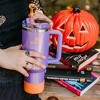 CharCharms Halloween Water Bottle Boot Pink/Orange - 3 of 4