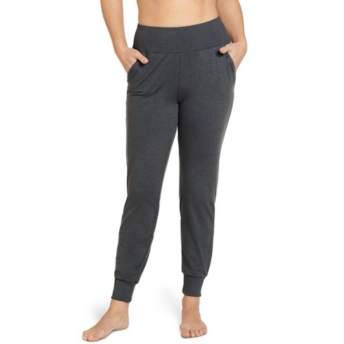 Inerzia 2 Pack Womens Joggers With Pockets High Waist Yoga Pants For Gym  And Workout Black And Charcoal X-large : Target