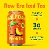 HALFDAY Prebiotic Peach Iced Tea - 12 Fl Oz Can (Pack of 12) - 4 of 4