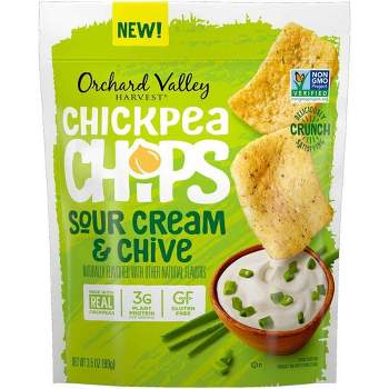 Orchard Valley Harvest Sour Cream & Chive Chickpea Chips - 3.5oz